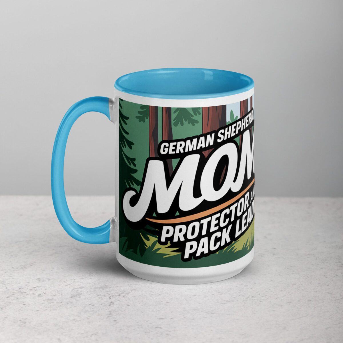 German Shepherd Mom: Protector and Pack Leader Mug - Image 17