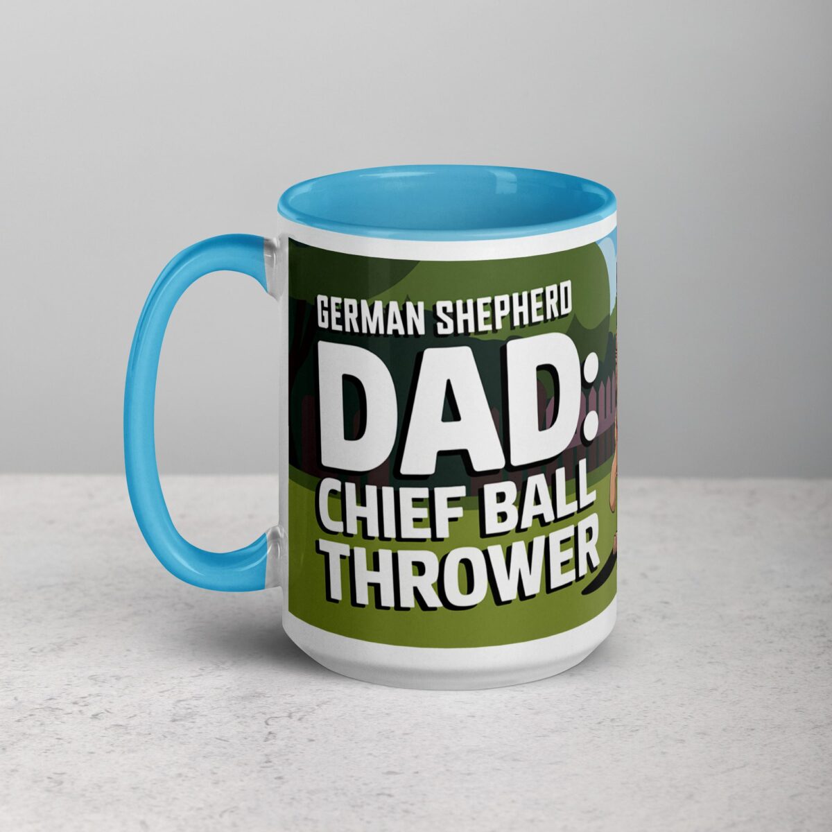 German Shepherd Dad: Chief Ball Thrower Mug - Image 17