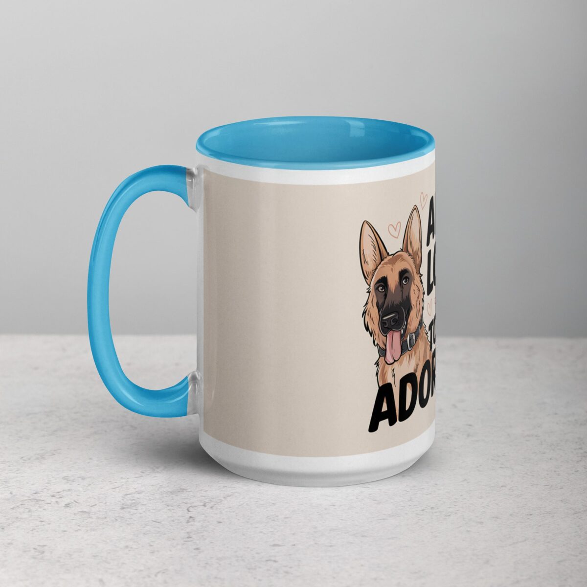 Loyal & Totally Adorable German Shepherd Coffee Mug - Image 17