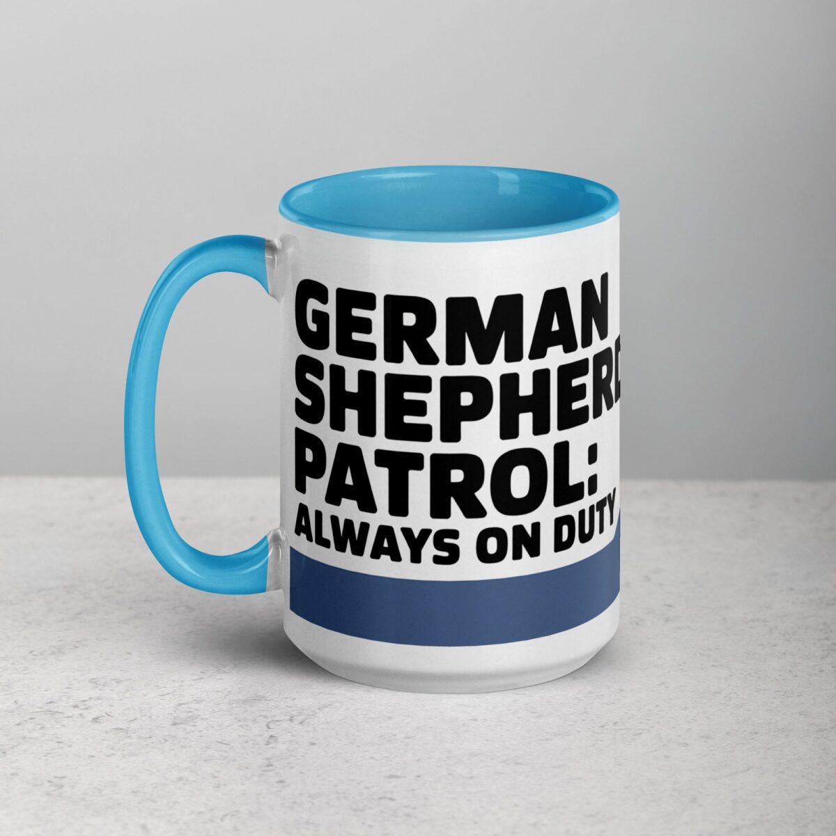 German Shepherd Patrol: Always on Duty Coffee Mug - Image 17