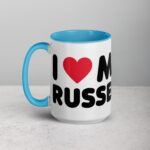 I ❤️ My Jack Russell Coffee Mug & Tea Cup - Image 17