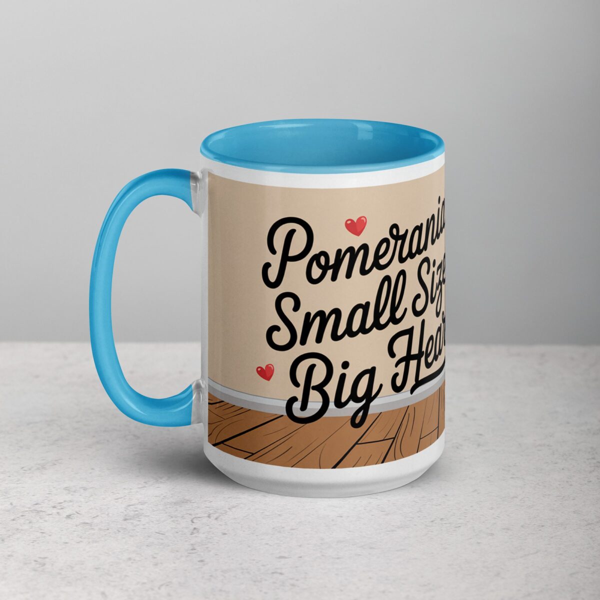 Pomeranians: Small Size, Big Heart Coffee Mug - Image 17