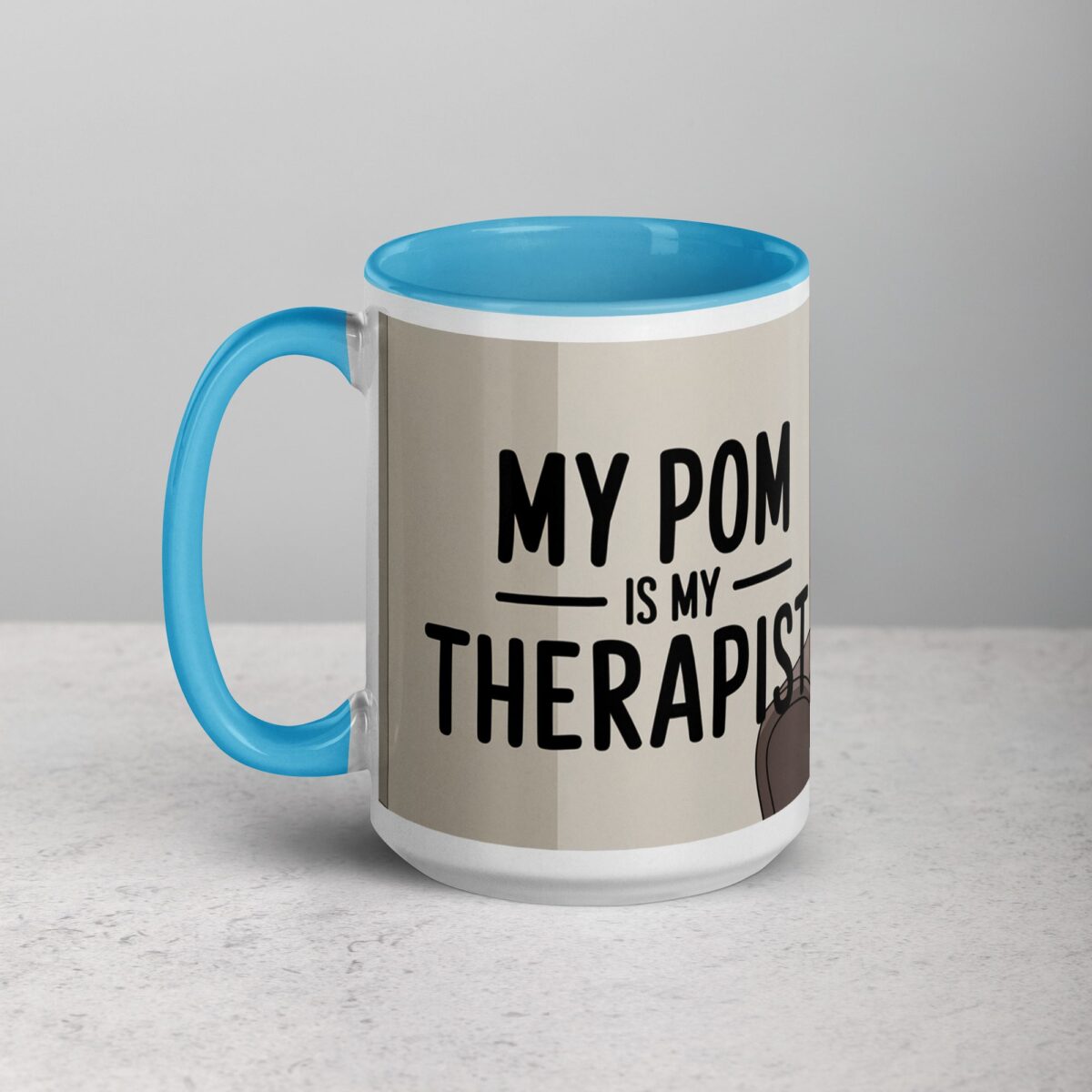 My Pom Is My Therapist Coffee Mug - Image 17