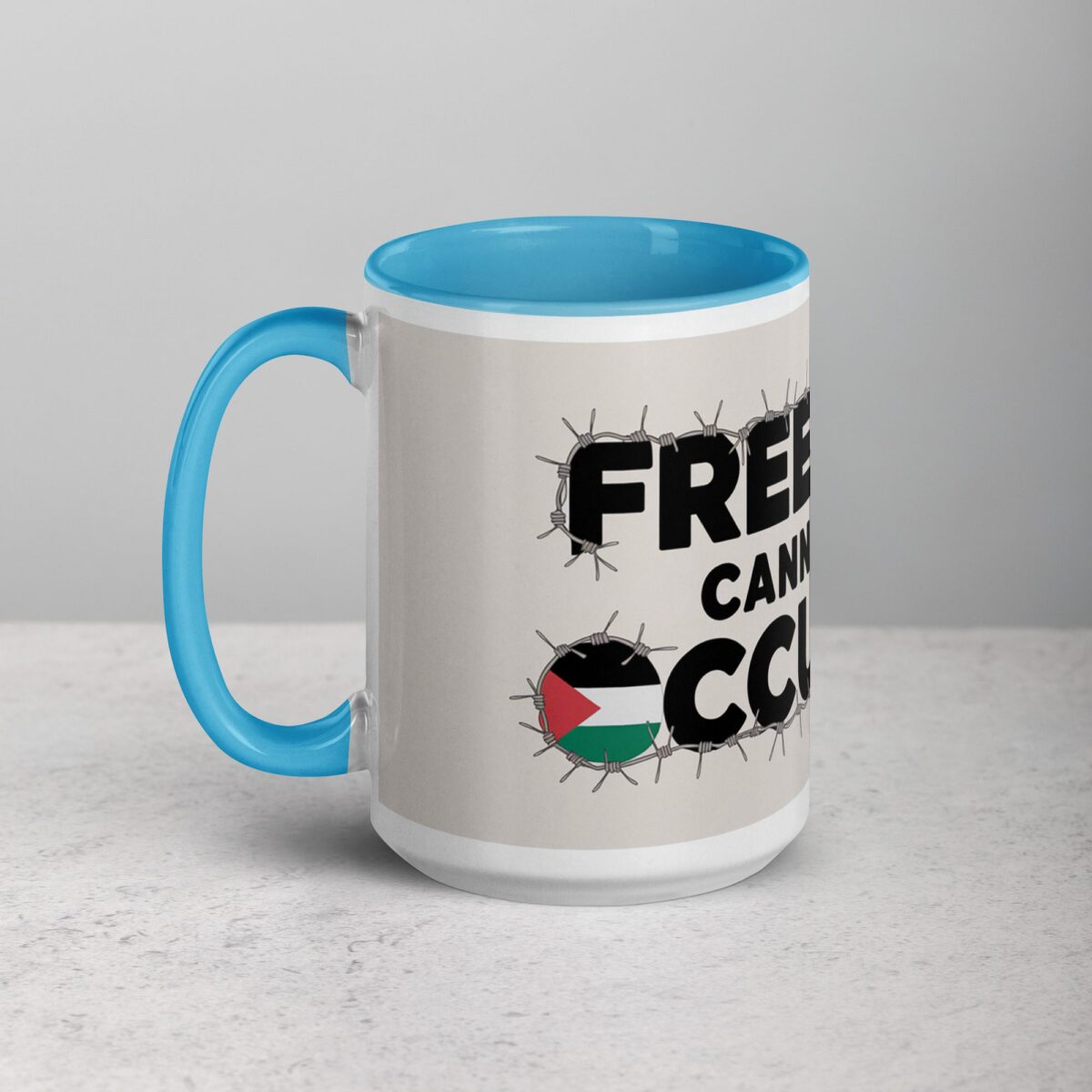 Freedom Cannot Be Occupied Palestine Mug - Image 17