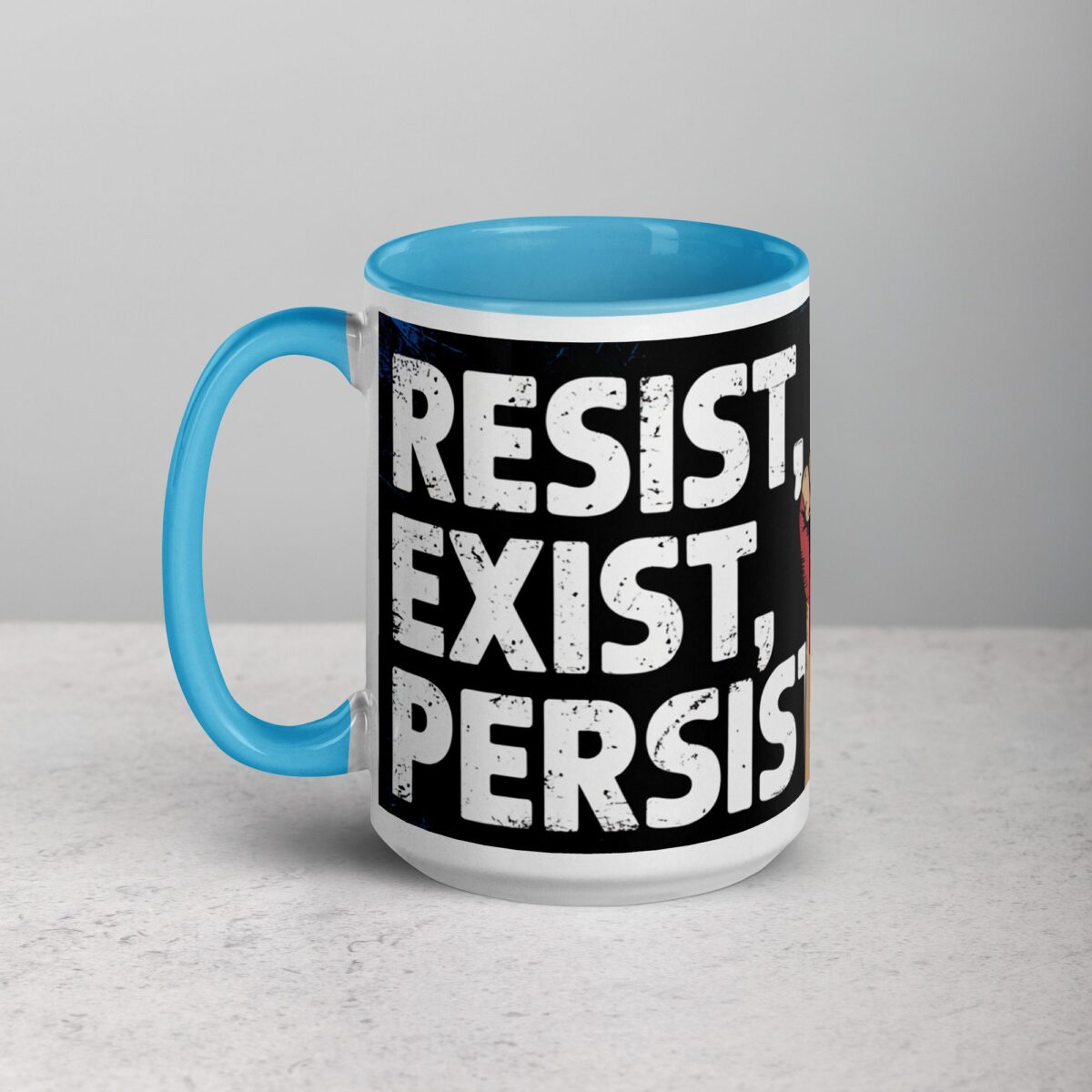 Resist, Exist, Persist Palestine Mug - Image 17