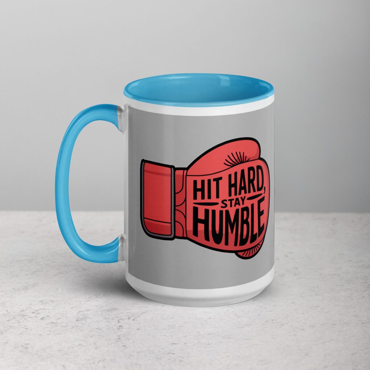 Hit Hard, Stay Humble Boxing Mug - Image 17