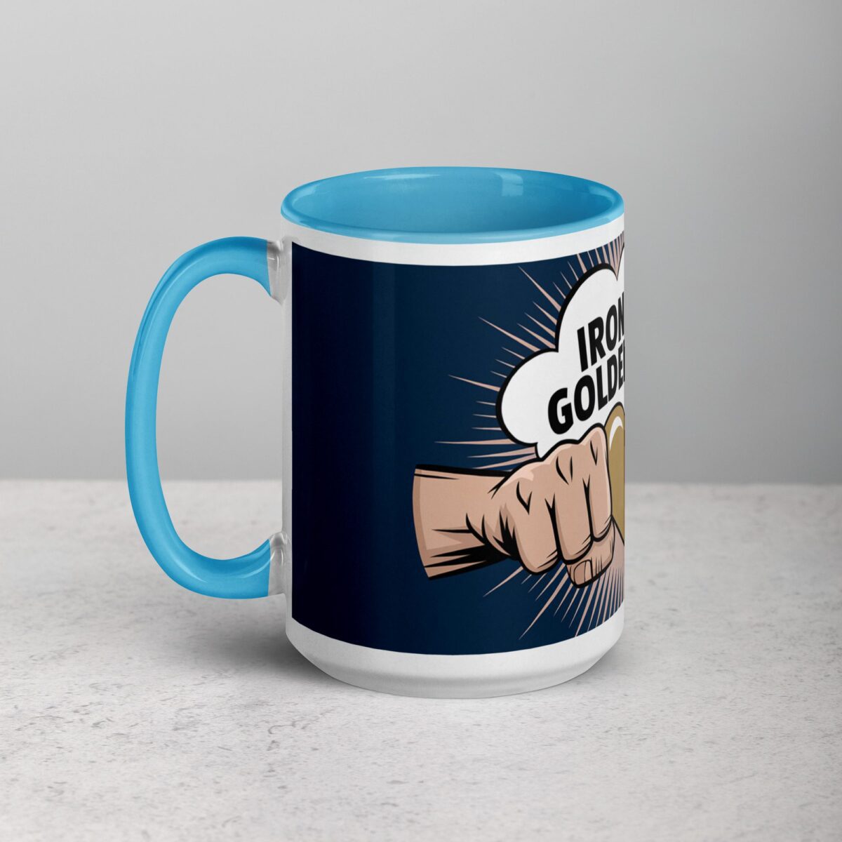 Iron Fists, Golden Heart Boxing Mug - Image 17