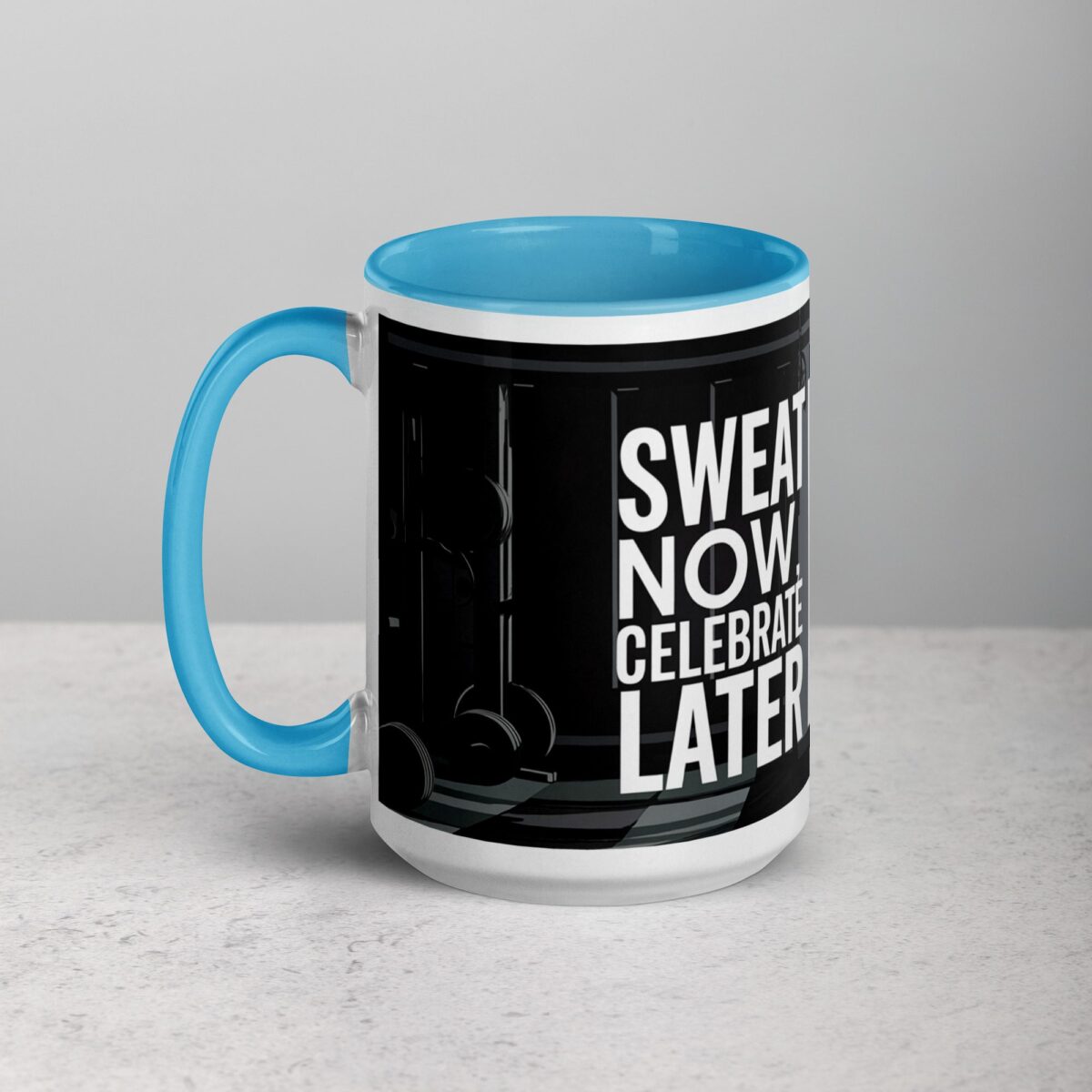 Sweat Now, Celebrate Later Boxing Mug - Image 17