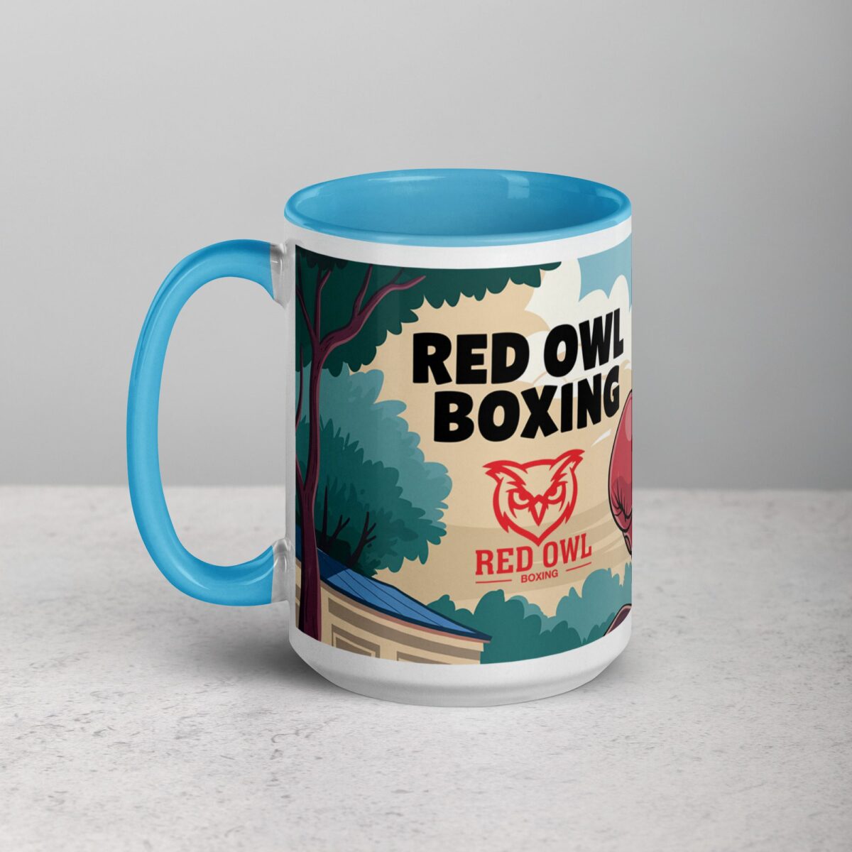 Red Owl Boxing Limited Edition Coffee Mug - Image 17
