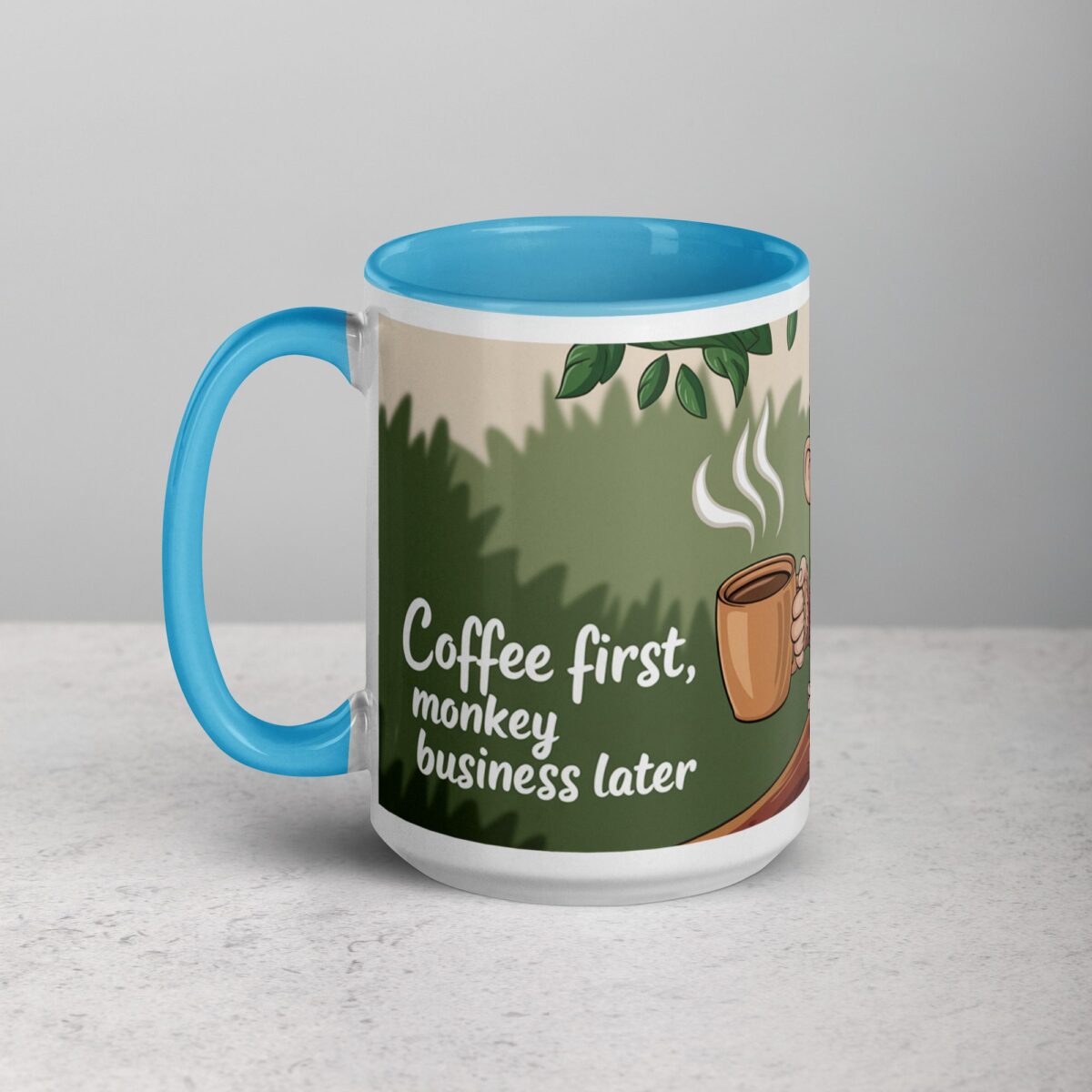 Coffee First, Monkey Business Later Mug - Image 17