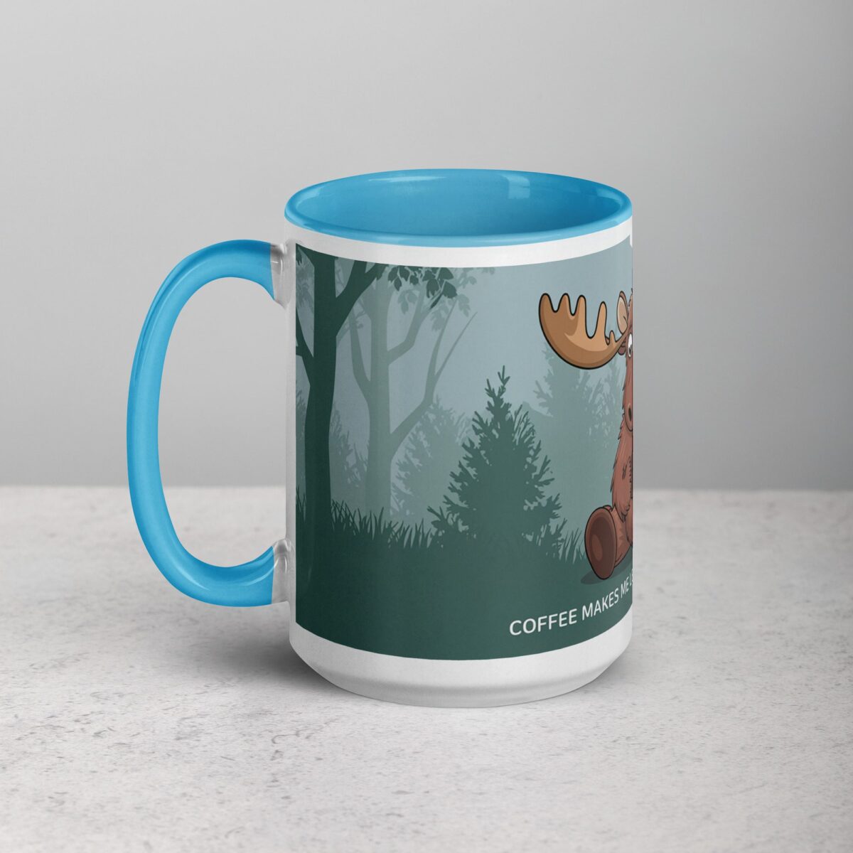 Coffee Makes Me Less of a Moose-ter Mug - Image 17