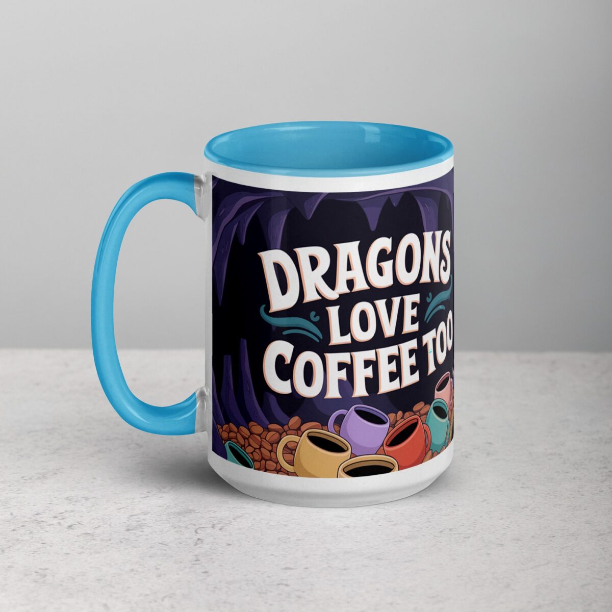 Dragons Love Coffee Too Mug - Image 17