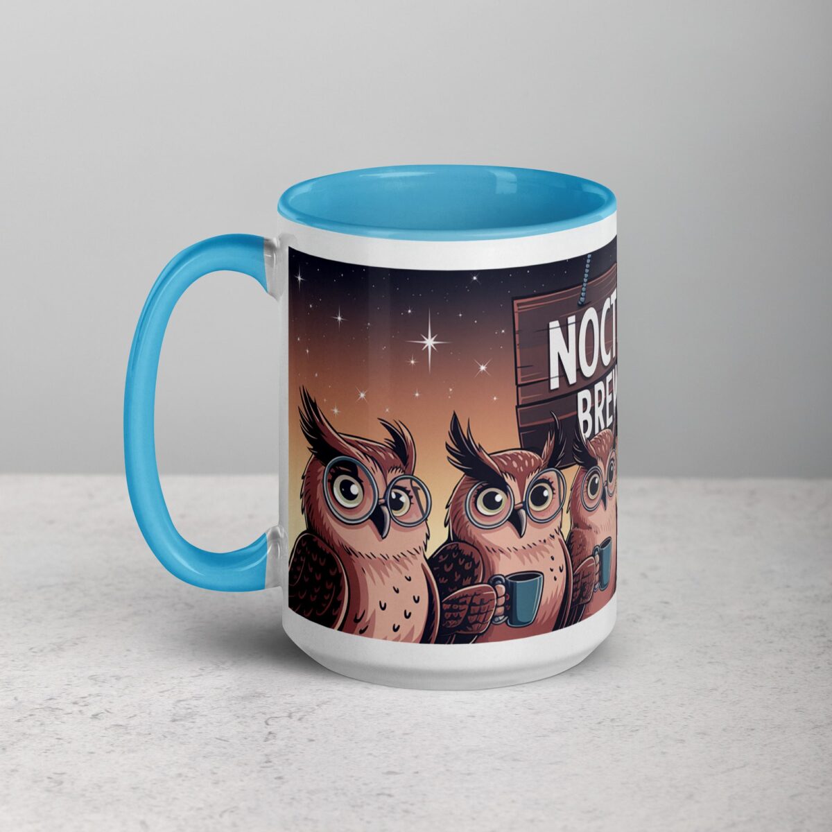 Nocturnal Brew Crew Owl Mug - Image 17