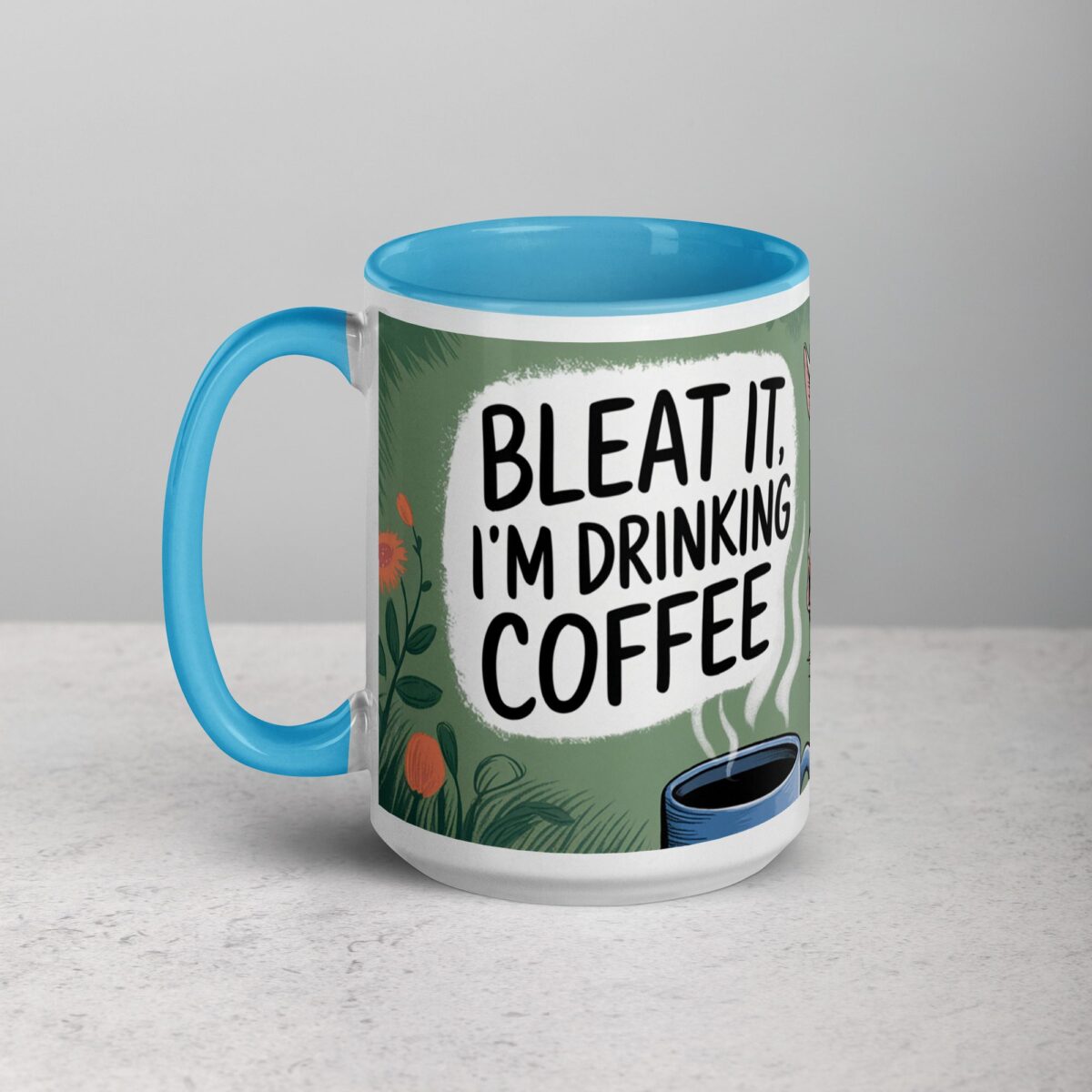 Bleat It, I’m Drinking Coffee Goat Mug - Image 17