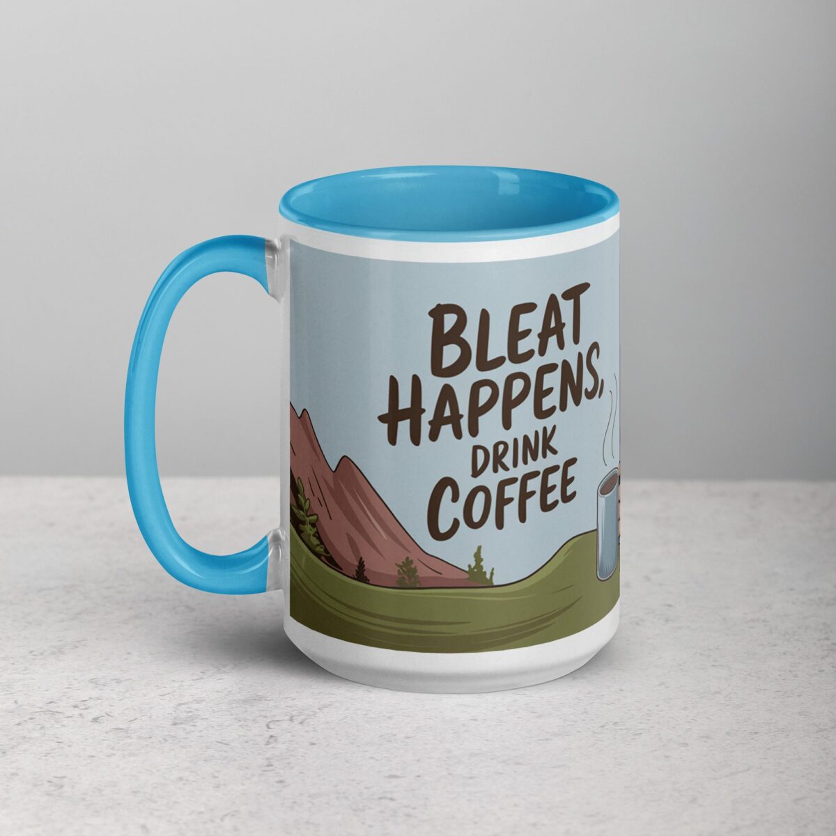 Bleat Happens, Drink Coffee Goat Mug - Image 17