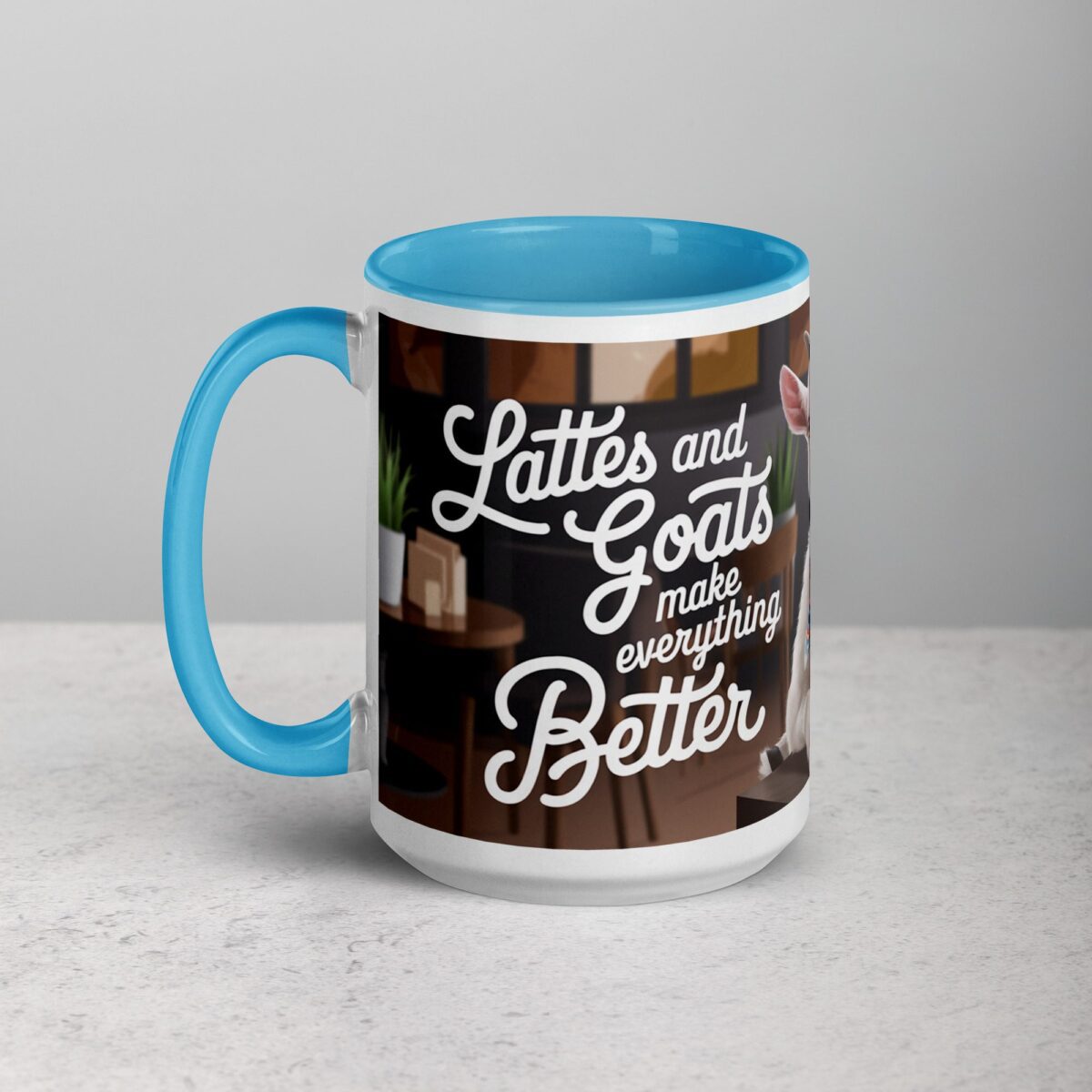 Lattes and Goats Make Everything Better Mug - Image 17