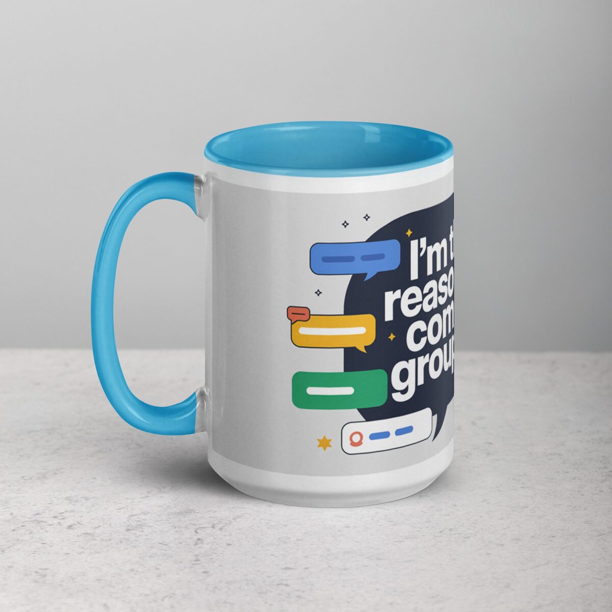 I’m the Reason for the Company Group Chat Boss Mug - Image 17