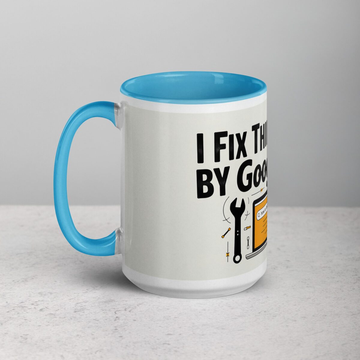 I Fix Things... By Googling It Dad Coffee Mug - Image 17