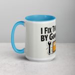 I Fix Things... By Googling It Dad Coffee Mug - Image 17