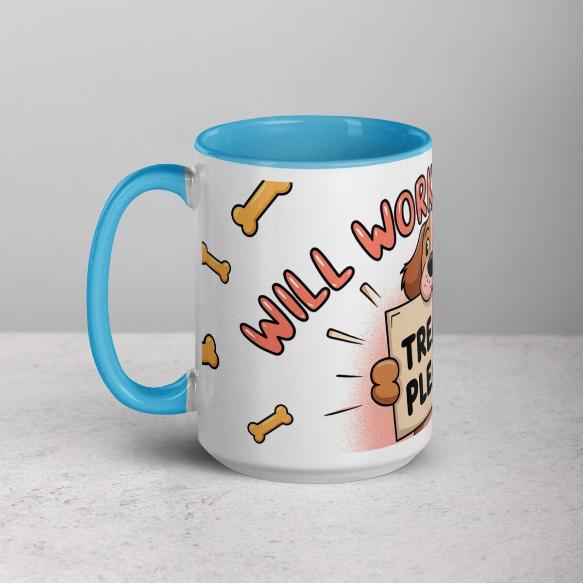Will Work for Treats Dog Coffee Mug - Image 17