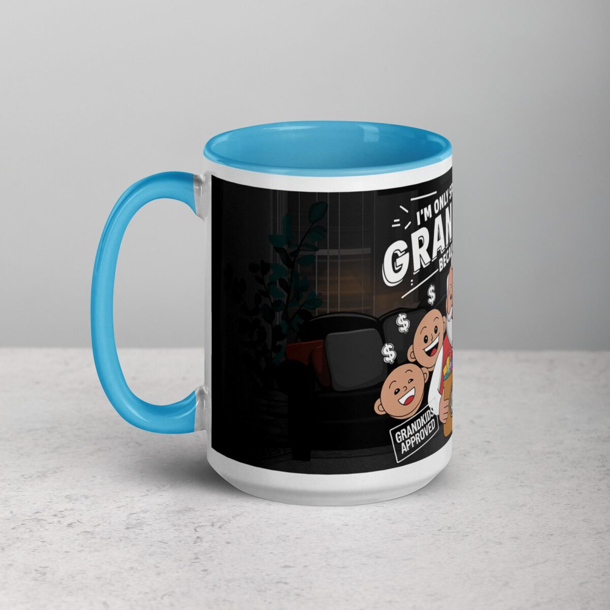 I’m Only Spoiling the Grandkids Because I Can Grandad Mug - Image 17