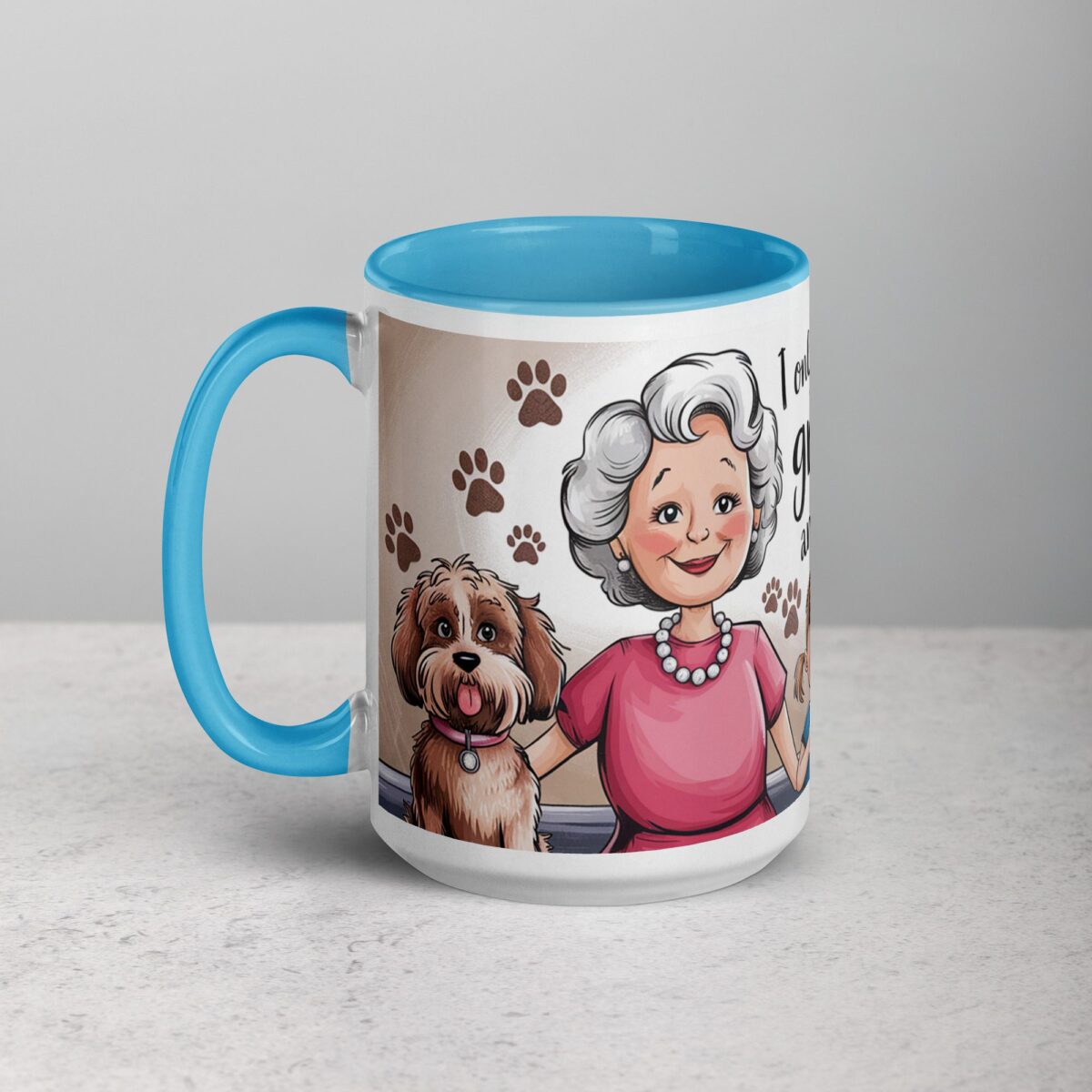 I Only Spoil Grandkids and Granddogs Coffee Mug - Image 17