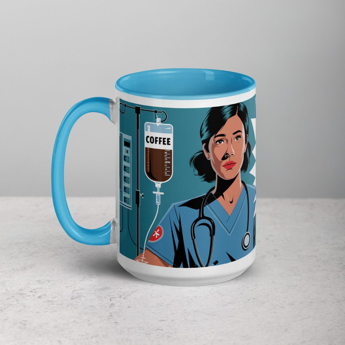 Nurses Need Coffee, Stat! Nurse Mug - Image 17