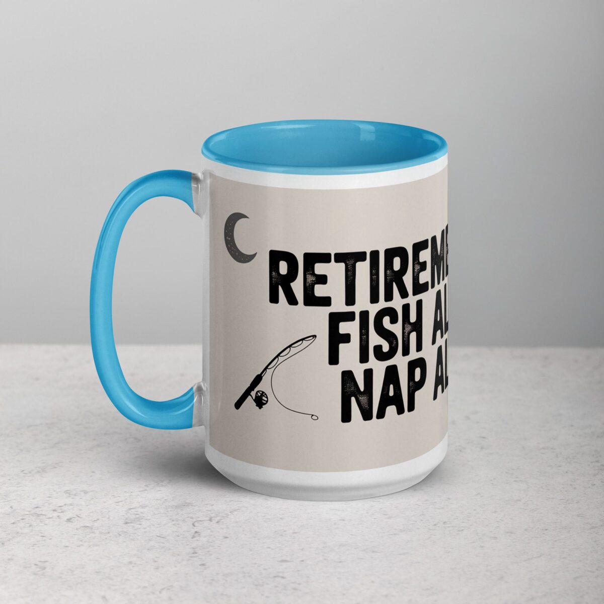 Retirement Plan: Fish All Day, Nap All Night Mug - Image 17
