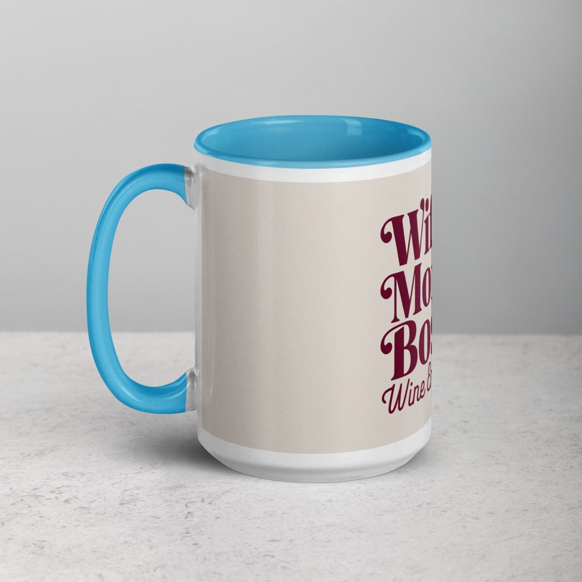 Wife, Mom, Boss, Wine Enthusiast Coffee Mug - Image 17