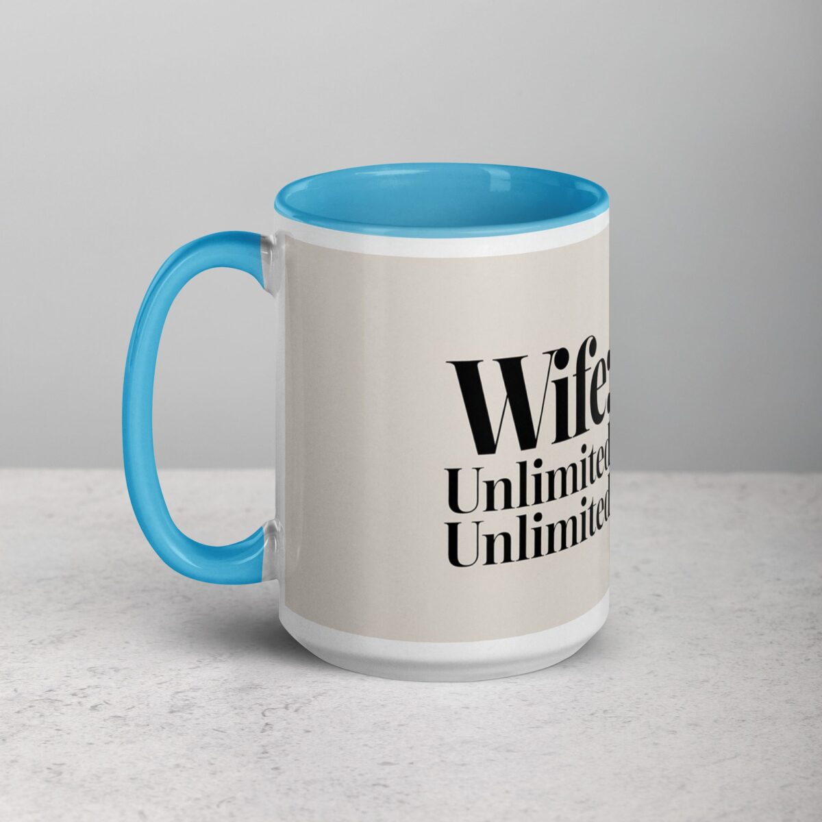 Wife: Unlimited Love, Unlimited Shopping Coffee Mug - Image 17
