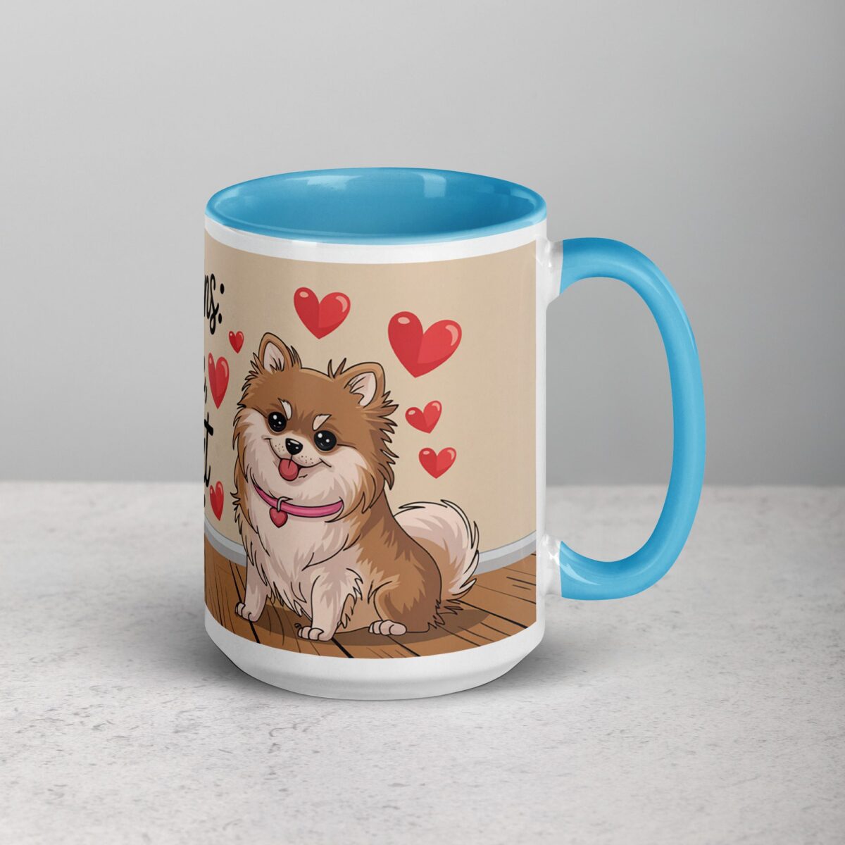 Pomeranians: Small Size, Big Heart Coffee Mug - Image 18