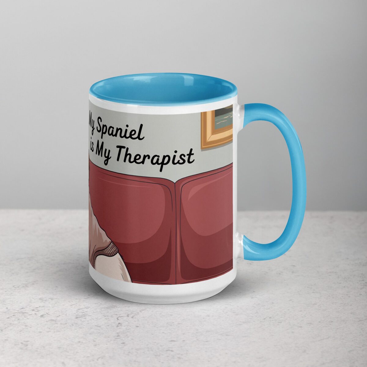 My Spaniel Is My Therapist Coffee Mug - Image 18