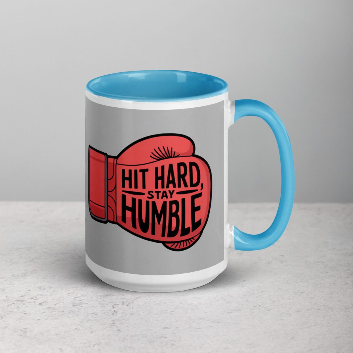 Hit Hard, Stay Humble Boxing Mug - Image 18