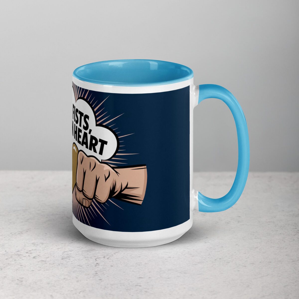 Iron Fists, Golden Heart Boxing Mug - Image 18