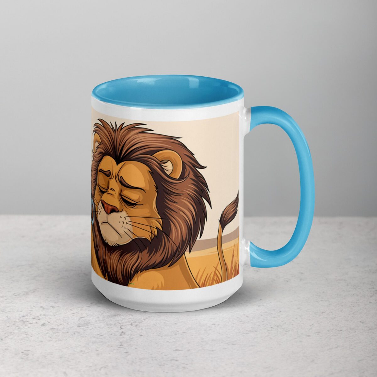 Hear Me Roar... After Coffee Lion Mug - Image 18