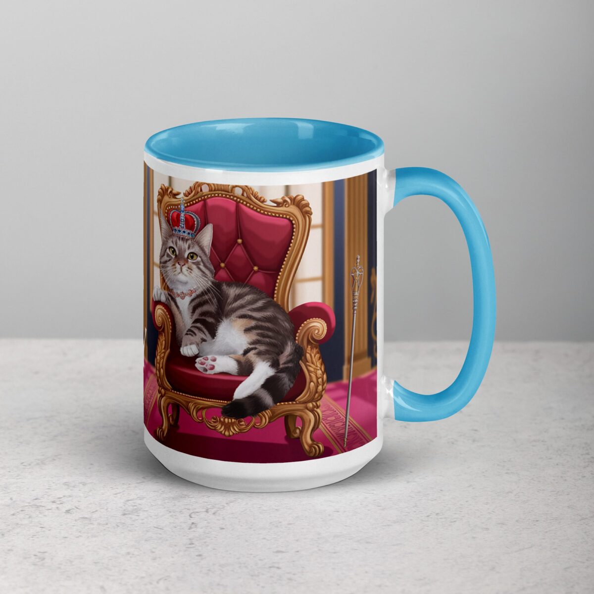 I Work Hard So My Cat Can Live Like Royalty Mug - Image 18