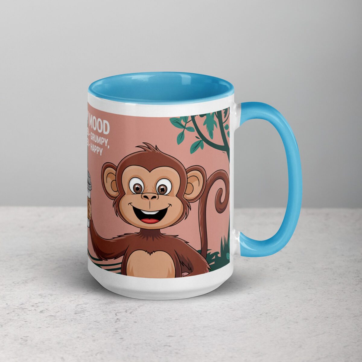 Monkey Mood: Decaffeinated = Grumpy, Caffeinated = Happy Mug - Image 18
