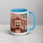 Monkey Mood: Decaffeinated = Grumpy, Caffeinated = Happy Mug - Image 18