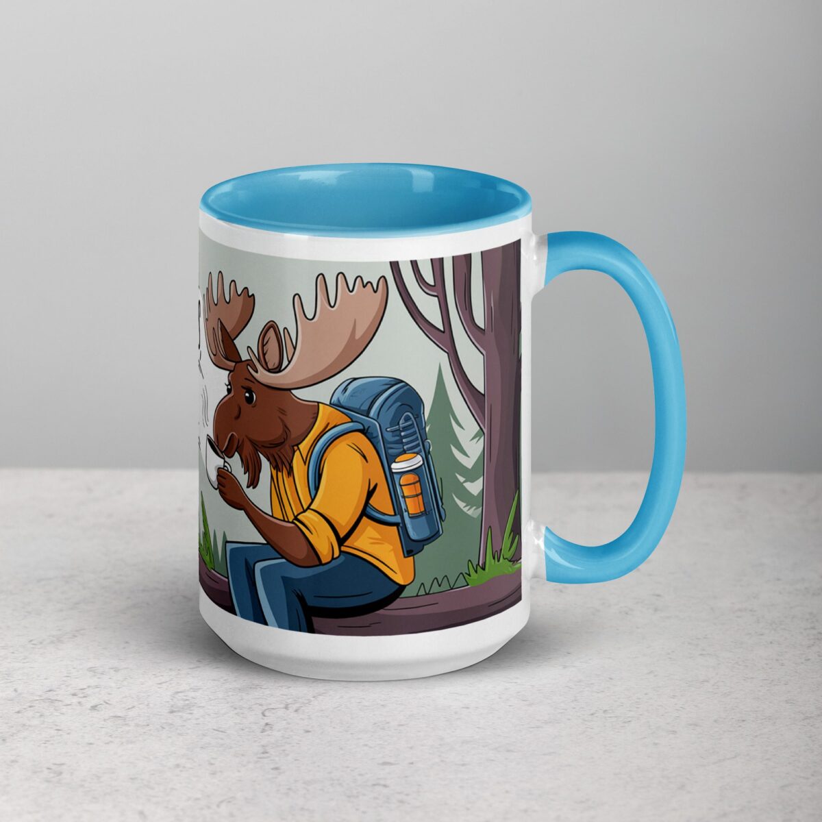 Adventure Awaits, But First Coffee Moose Mug - Image 18