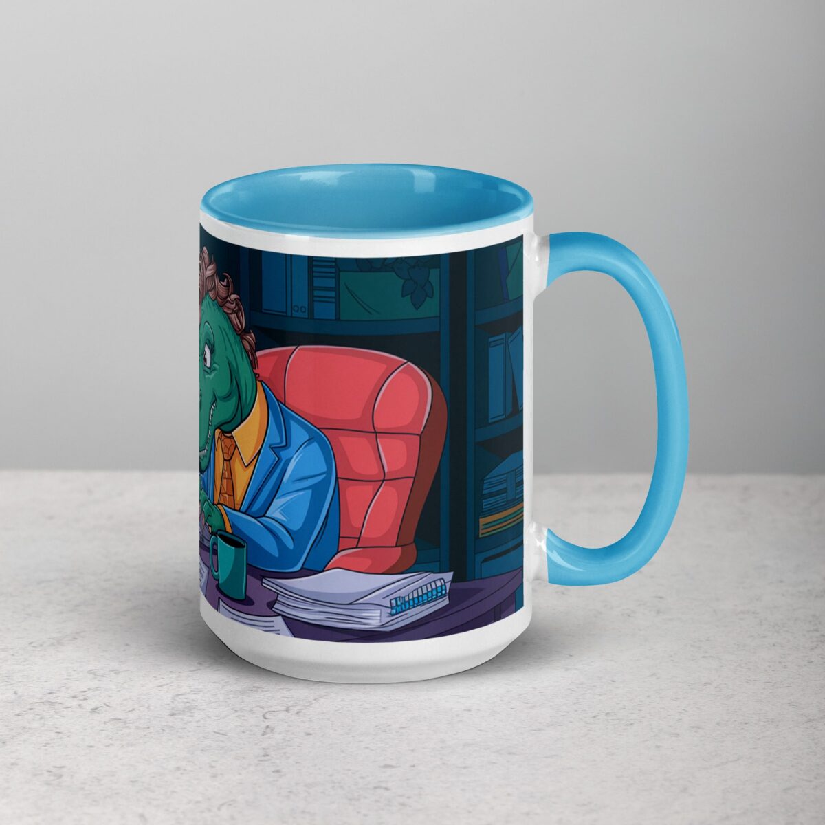Dinos Before Deadlines Coffee Mug - Image 18