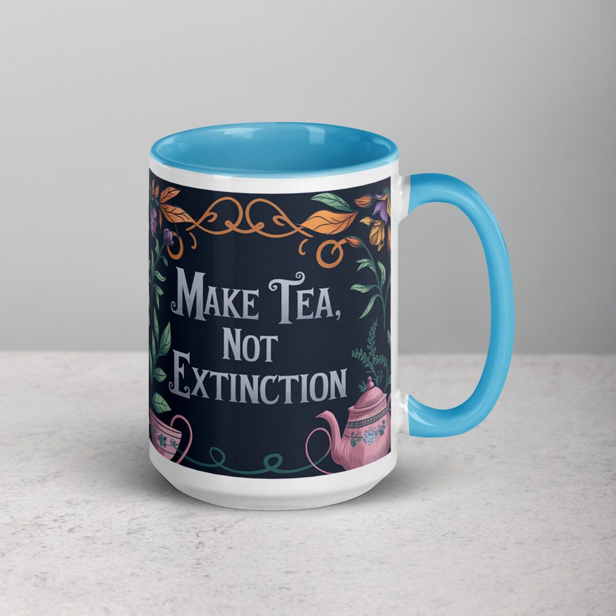 Make Tea, Not Extinction Dinosaur Cup - Image 18