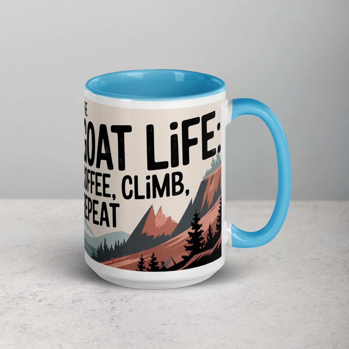 The Goat Life: Coffee, Climb, Repeat Mug - Image 18