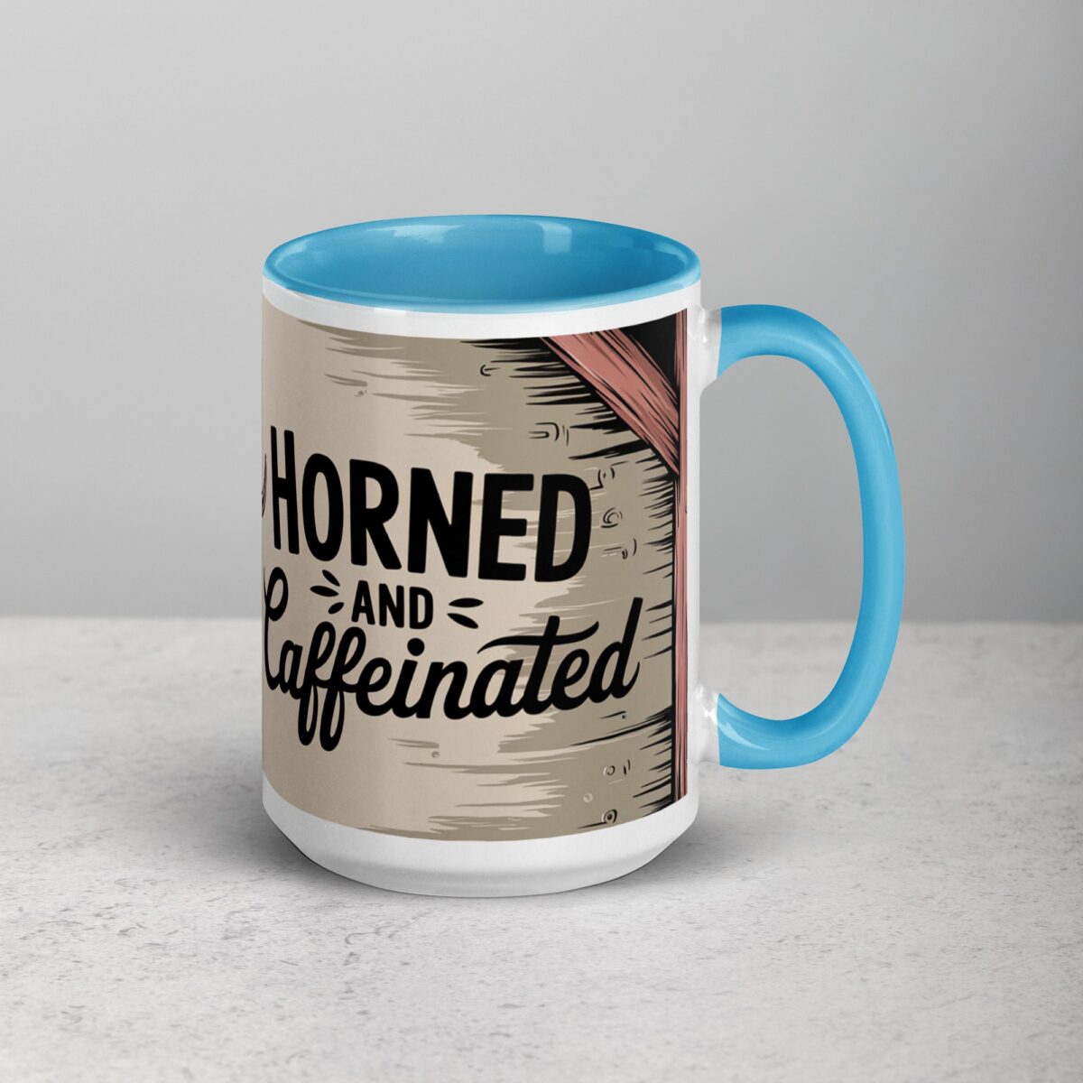 Horned and Caffeinated Goat Coffee Mug - Image 18