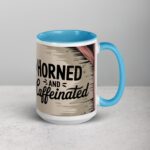Horned and Caffeinated Goat Coffee Mug - Image 18