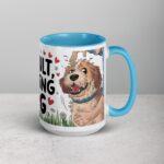 Can’t Adult, Busy Petting My Dog Mug - Image 18