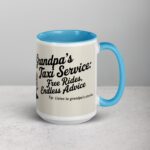 Grandpa’s Taxi Service: Free Rides, Endless Advice Mug - Image 18