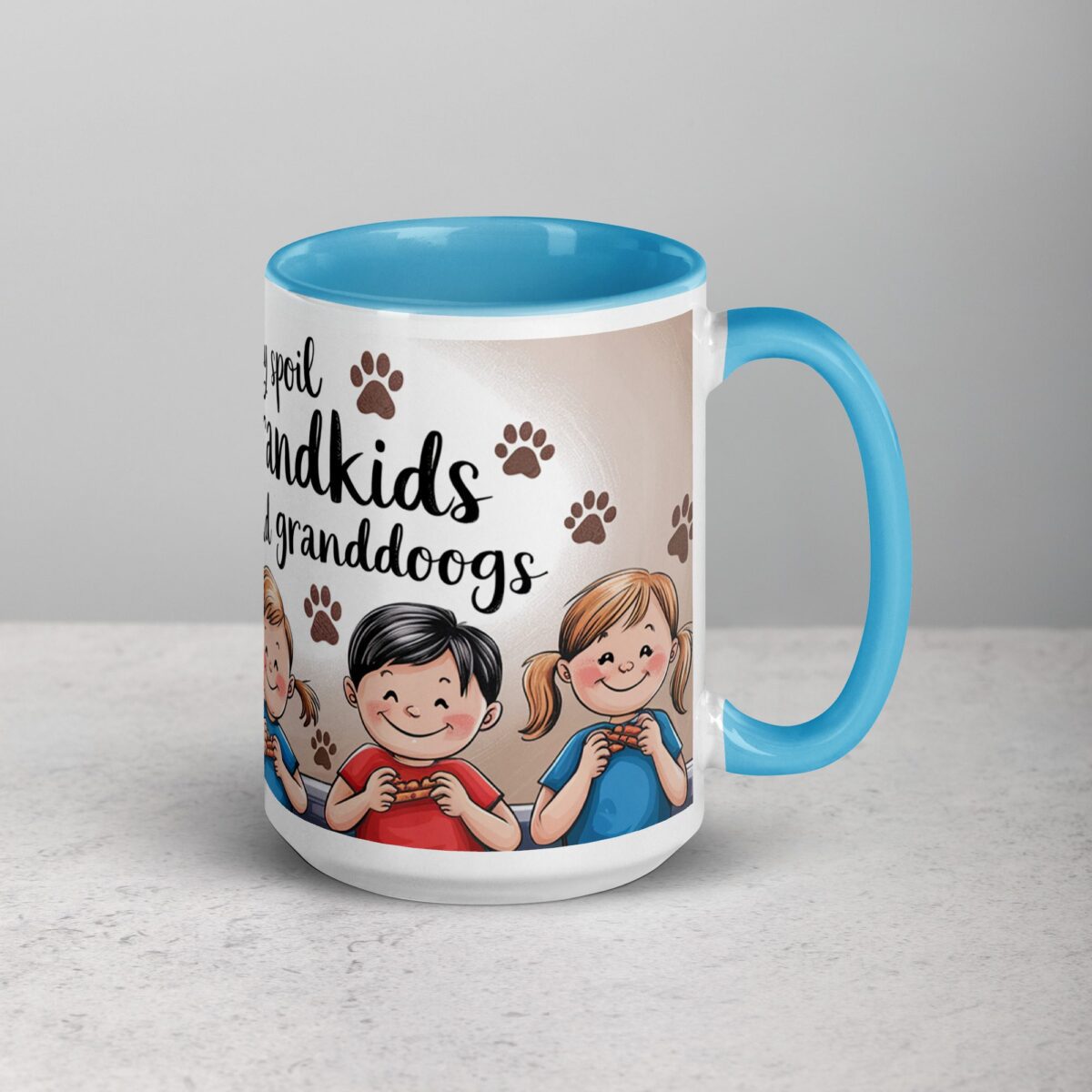 I Only Spoil Grandkids and Granddogs Coffee Mug - Image 18