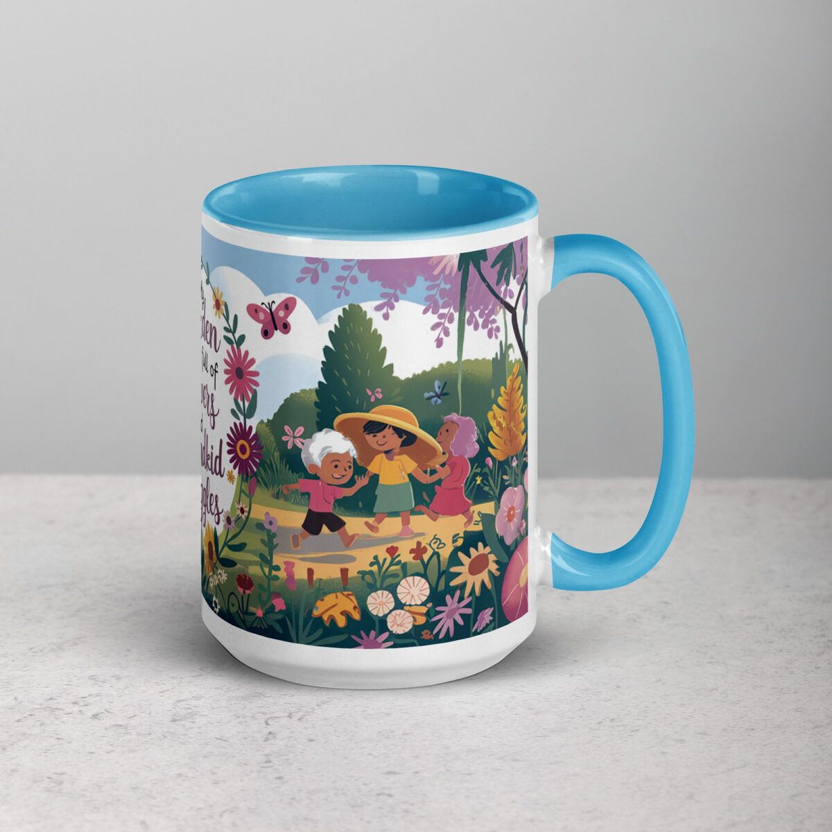 My Garden Is Full of Flowers and Grandkid Giggles Mug - Image 18
