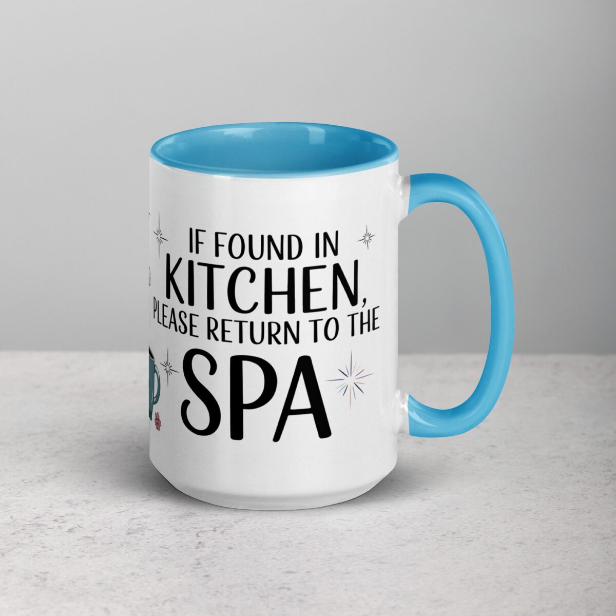 If Found in Kitchen, Please Return to the Spa Wife Mug - Image 18