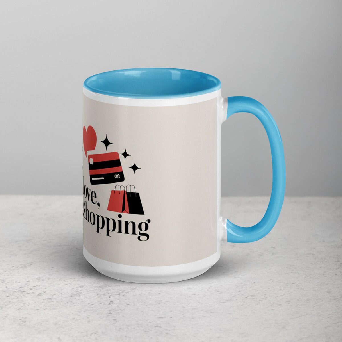 Wife: Unlimited Love, Unlimited Shopping Coffee Mug - Image 18